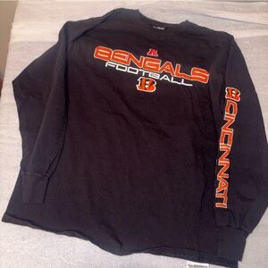 Cincinnati Bengals Black Long Sleeve Tee